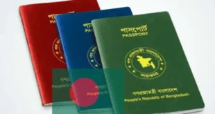 পাসপোর্টের জন্য আবেদন