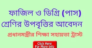 ফাজিল উপবৃত্তি আবেদন