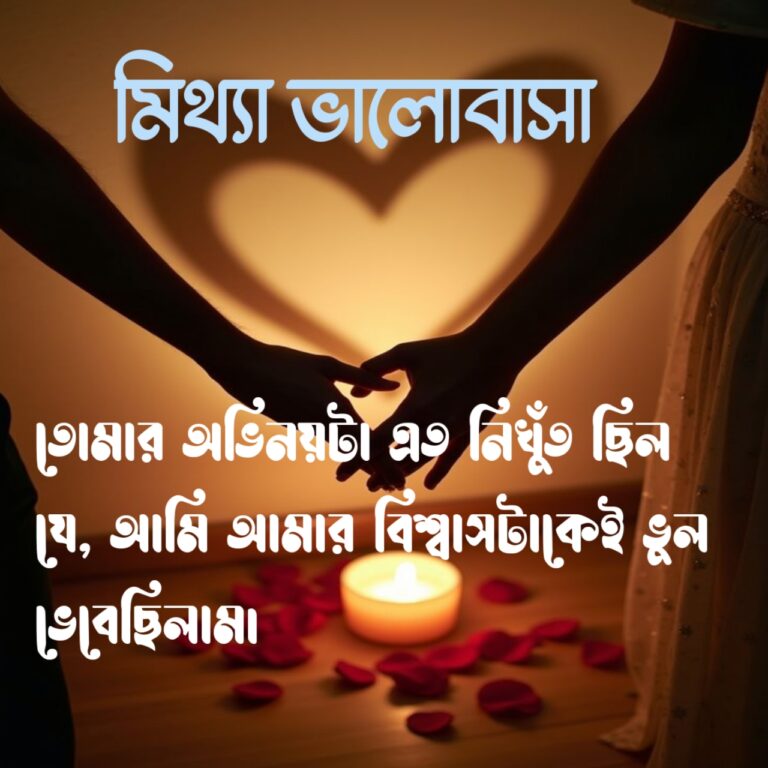 ২০২৬:মিথ্যা ভালোবাসা নিয়ে ক্যাপশন স্ট্যাটাস উক্তি ২৫০ টি সেরা পোস্ট