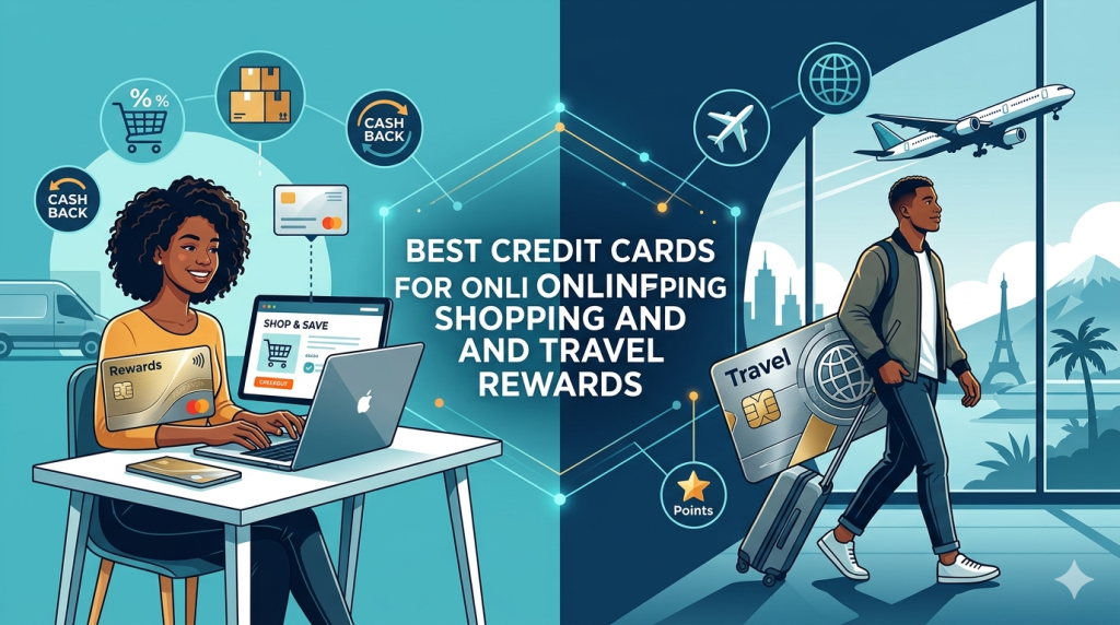 best credit cards, credit cards for online shopping, travel rewards credit cards, best cashback credit cards, credit card rewards, online shopping credit cards, travel credit cards, cashback rewards, points credit cards, miles credit cards, best travel credit cards, airline credit cards, hotel credit cards, credit card sign-up bonus, credit card annual fee, no annual fee credit cards, credit card points, credit card miles, best rewards credit cards, travel rewards program, cashback credit cards, flat-rate cashback, rotating category credit cards, co-branded credit cards, store credit cards, Amazon credit card, online shopping rewards, credit card benefits, travel perks credit cards, airport lounge access, TSA PreCheck credit card, global entry credit card, free checked bags, hotel elite status, travel insurance credit card, purchase protection, zero liability protection, virtual card numbers, foreign transaction fee, no foreign transaction fee credit cards, transfer partners, flexible points, credit card for beginners, credit card comparison, credit card guide, how to choose credit card, best credit card for travel, best credit card for shopping, credit card tips, maximize credit card rewards, credit card strategy, dollar value per point, premium travel cards, credit card APR, credit card interest rate, responsible credit card use, credit score, credit card approval, sign-up bonus strategy, travel hacking, free flights credit card, hotel rewards card, airline miles card, credit card portal shopping, credit card security, fraud protection credit card, companion certificate, annual free night certificate, credit card spending categories, multi-card strategy, dual-purpose credit card, credit card for frequent travelers, best credit cards 2026