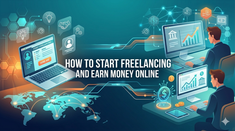 freelancing, how to start freelancing, earn money online, freelance career, freelancing for beginners, freelance tips, work from home, remote work, online income, freelance jobs, how to find freelance clients, freelance platforms, Upwork, Fiverr, Freelancer, Toptal, freelance writing, freelance design, freelance web development, freelance digital marketing, virtual assistant, freelance consulting, online freelancing, freelance business, how to earn money freelancing, freelance pricing, freelance rates, how to set freelance rates, freelance portfolio, build freelance portfolio, freelance website, freelance marketing, find clients online, cold pitching freelance, freelance proposals, freelance income, passive income freelancing, scale freelance business, freelance tools, freelance invoicing, freelance contracts, freelance niche, freelancing skills, high demand freelance skills, freelance copywriting, freelance graphic design, freelance SEO, freelance social media management, freelance video editing, freelance translation, freelance bookkeeping, freelance coaching, freelance side hustle, full time freelancing, freelance work life balance, freelance taxes, freelance financial management, freelance time management, freelance productivity, best freelance websites, freelance marketplace, freelance beginner guide, how to get first freelance client, freelance testimonials, client management freelancing, freelance networking, freelance community, freelance growth strategies, freelance rate increase, productized services, freelance passive income, freelance courses, freelance ebooks, freelance email marketing, online business freelancing, self employed, freelance career tips, make money online 2026, best freelance jobs, freelance remote jobs, freelance opportunities, digital nomad freelancing
