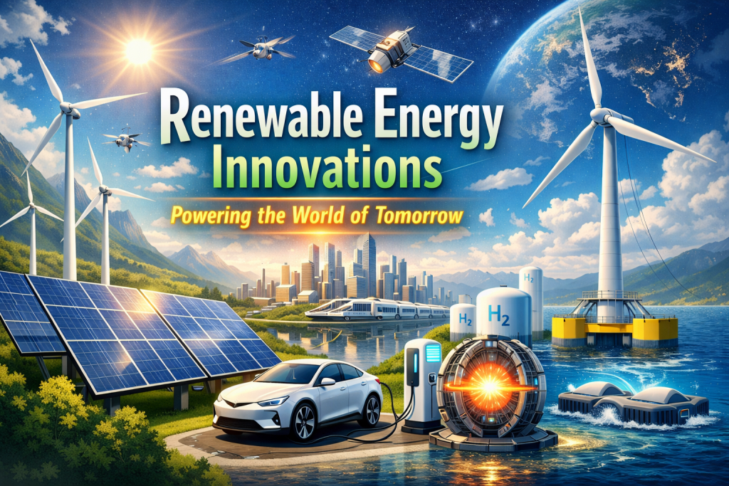 Renewable Energy, Clean Energy, Solar Power, Wind Energy, Geothermal Energy, Hydropower, Energy Storage, Battery Technology, Perovskite Solar, Offshore Wind, Floating Solar, Tidal Energy, Wave Energy, Smart Grid, Green Technology, Sustainable Energy, Carbon Capture, Energy Innovation, Climate Action, Future of Energy