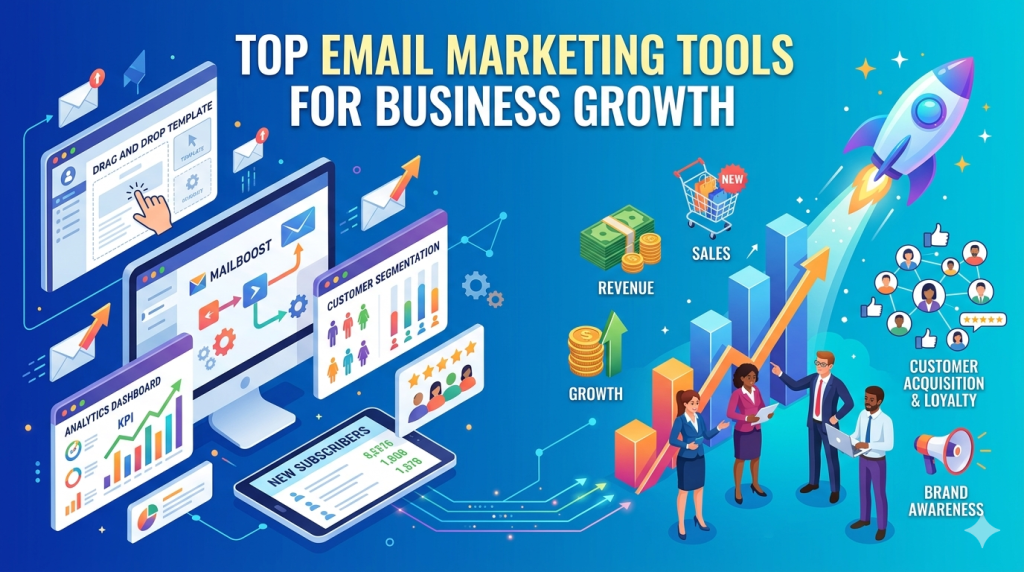 Email Marketing Tools, Email Marketing, Best Email Marketing Software, Mailchimp, ConvertKit, ActiveCampaign, Klaviyo, Brevo, GetResponse, MailerLite, AWeber, Constant Contact, Drip, Omnisend, HubSpot Email Marketing, Email Automation, Marketing Automation, Email Campaign, Email List Building, Email Segmentation, Email Personalization, Email Deliverability, Newsletter Tools, E-commerce Email Marketing, AI Email Marketing, Email Marketing Strategy, Email Marketing Tips, Business Growth, Digital Marketing Tools, Email Marketing Comparison, Email Marketing Pricing, Email Marketing for Small Business, SMS Marketing, Multi-Channel Marketing, Email Marketing 2026, Email Marketing ROI, Lead Generation, Customer Engagement, Email Templates, Marketing Software