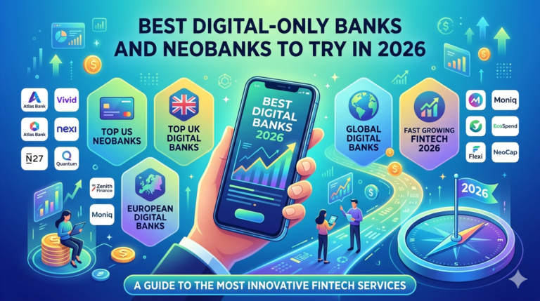 best digital banks 2026, neobanks to try in 2026, best online banks 2026, digital-only bank accounts, best neobank apps, online banking no fees 2026, Chime vs SoFi vs Ally, best banking apps for saving money, free online bank account 2026, neobank vs traditional bank