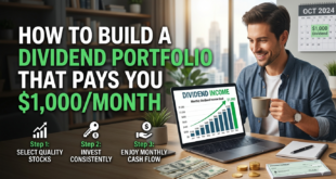 dividend portfolio for passive income, how to build a dividend portfolio, earn $1000 a month from dividends, best dividend stocks 2026, dividend investing for beginners, monthly dividend income strategy, high yield dividend stocks, dividend growth investing, passive income from stocks, best REITs for dividend income
