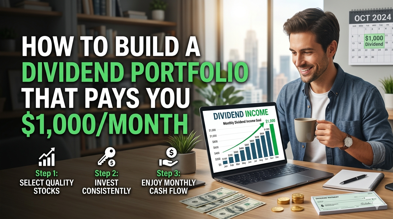How to Build a Dividend Portfolio That Pays You $1,000/Month – Caption Idea